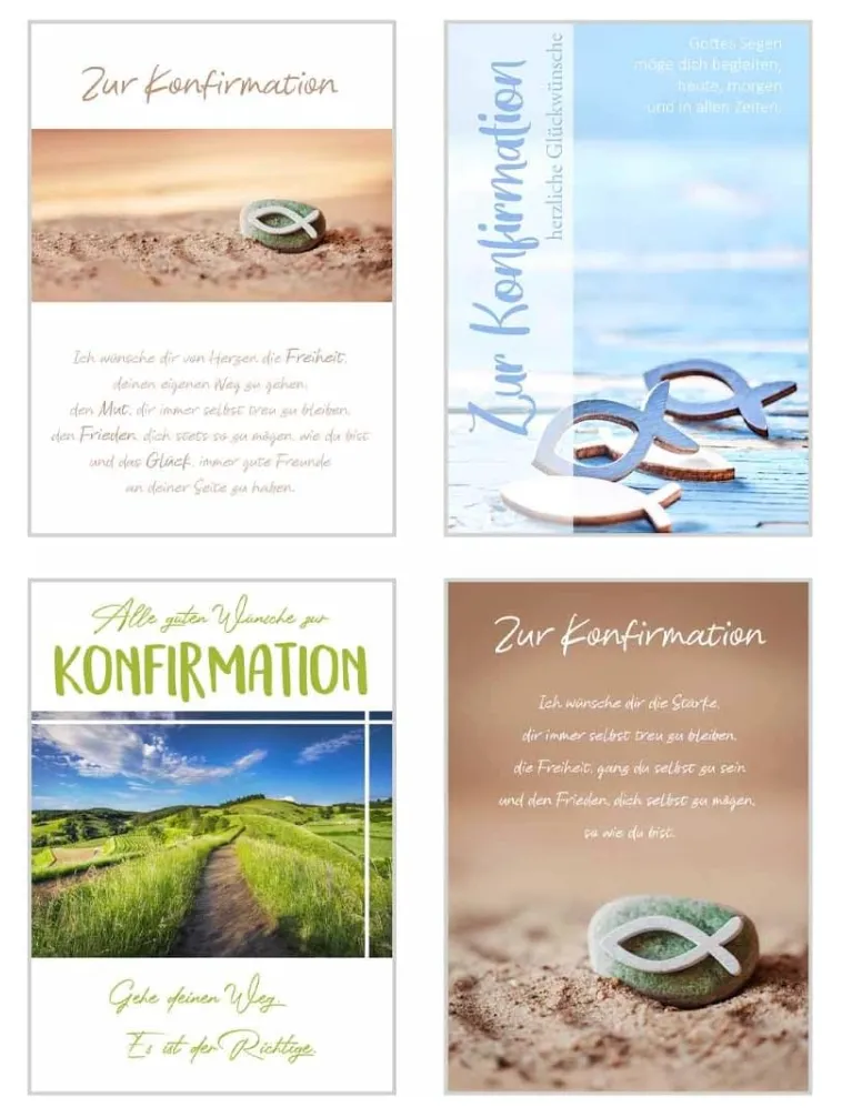 Edition Seidel 29573 confirmatiekaarten set 12 met envelop