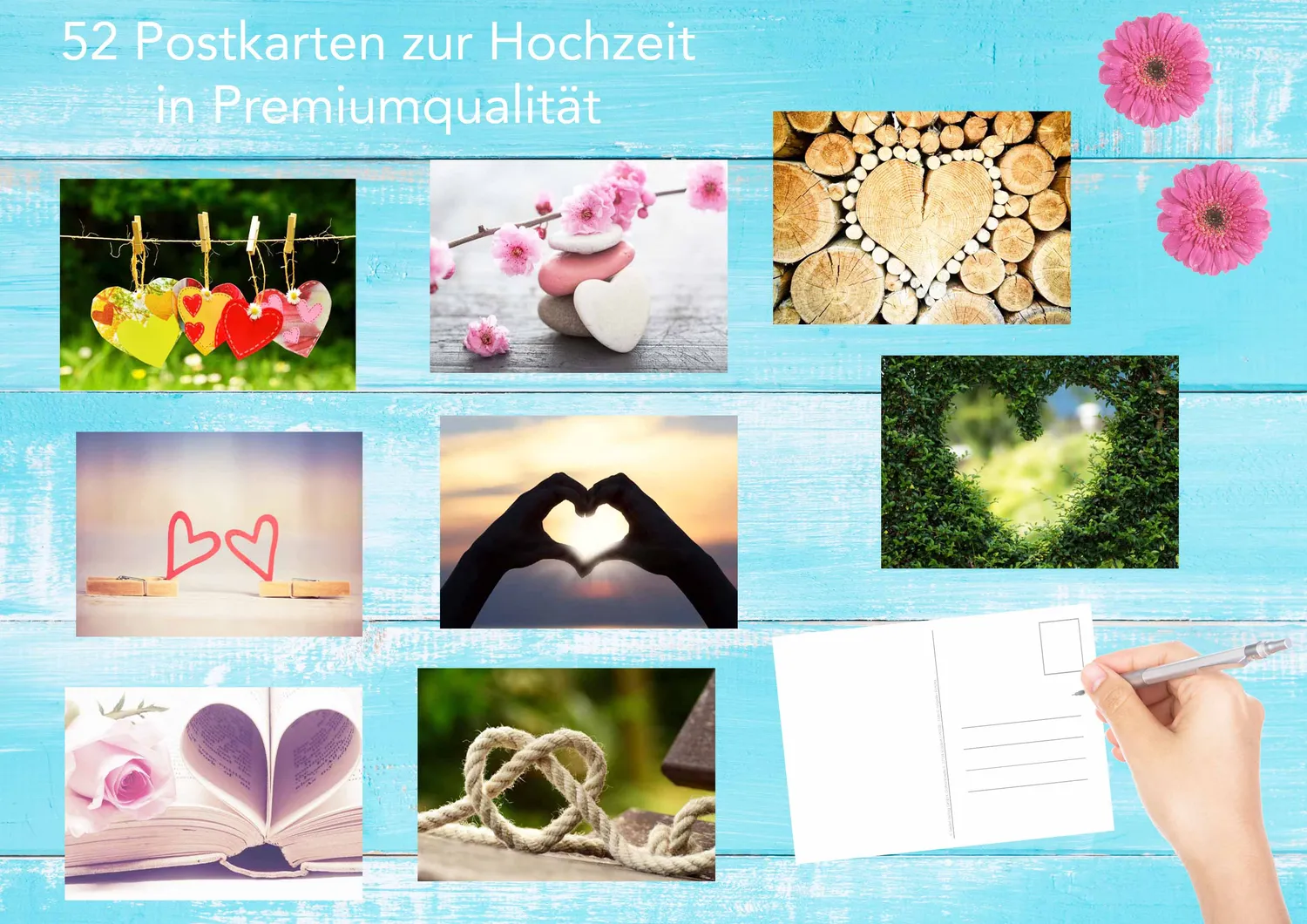 Edition Seidel postkaarten 20235 bruiloftsspel set 52 liefde