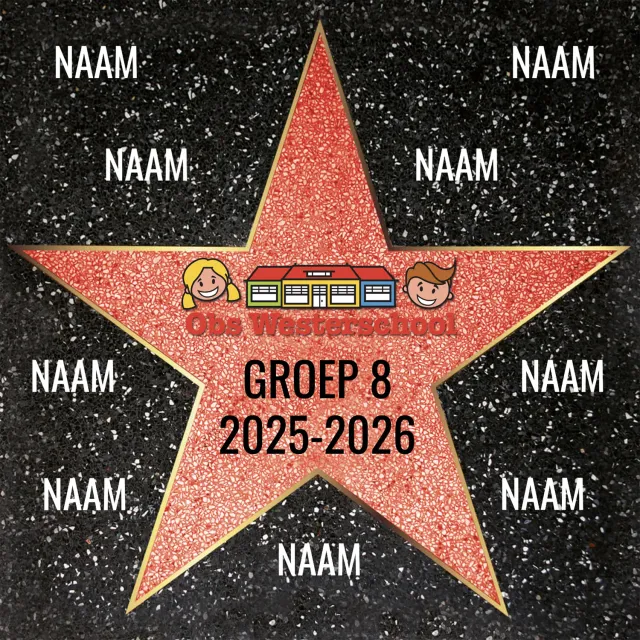 Gozi obs Westerschool stoeptegel template persoonlijk
