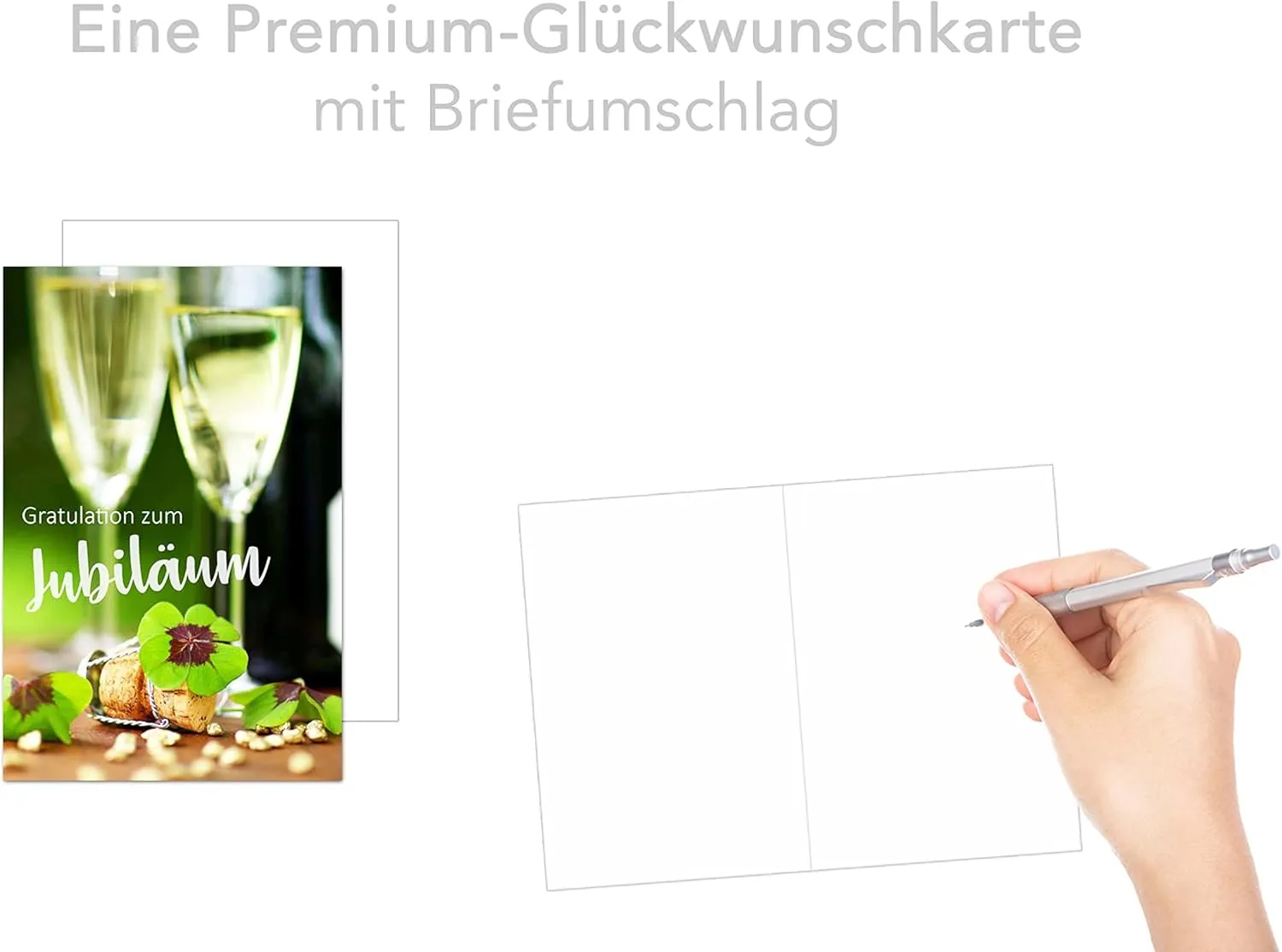 Edition Seidel J119 SW022 jubileumkaart met envelop