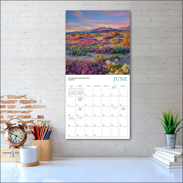 Sellers Publishing American Landscapes 2027 wandkalender landschap