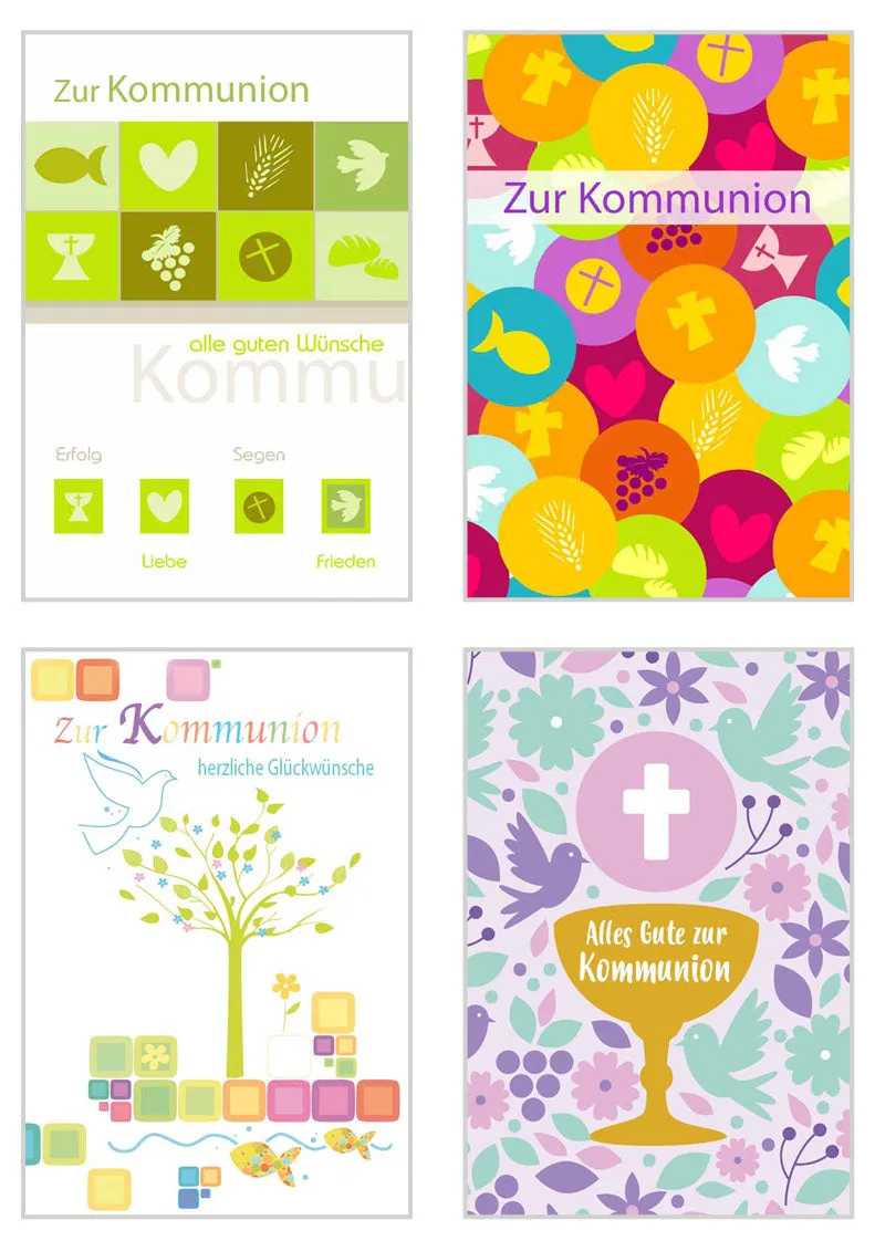 Edition Seidel 20517 communiekaarten set 12 met envelop