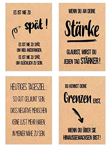 Edition Seidel Leben & Momente 20837 postkaarten kraft 18 stuks