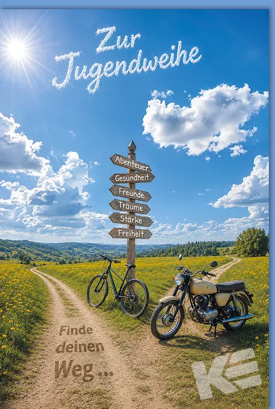 Kurt Eulzer 17-1083 jeugdwijding kaart motor per stuk
