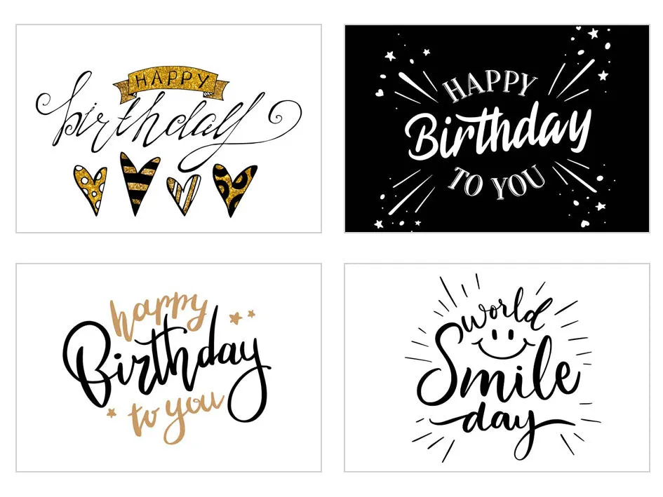 Edition Seidel 20835 verjaardagskaarten set 20 postkaarten happy birthday