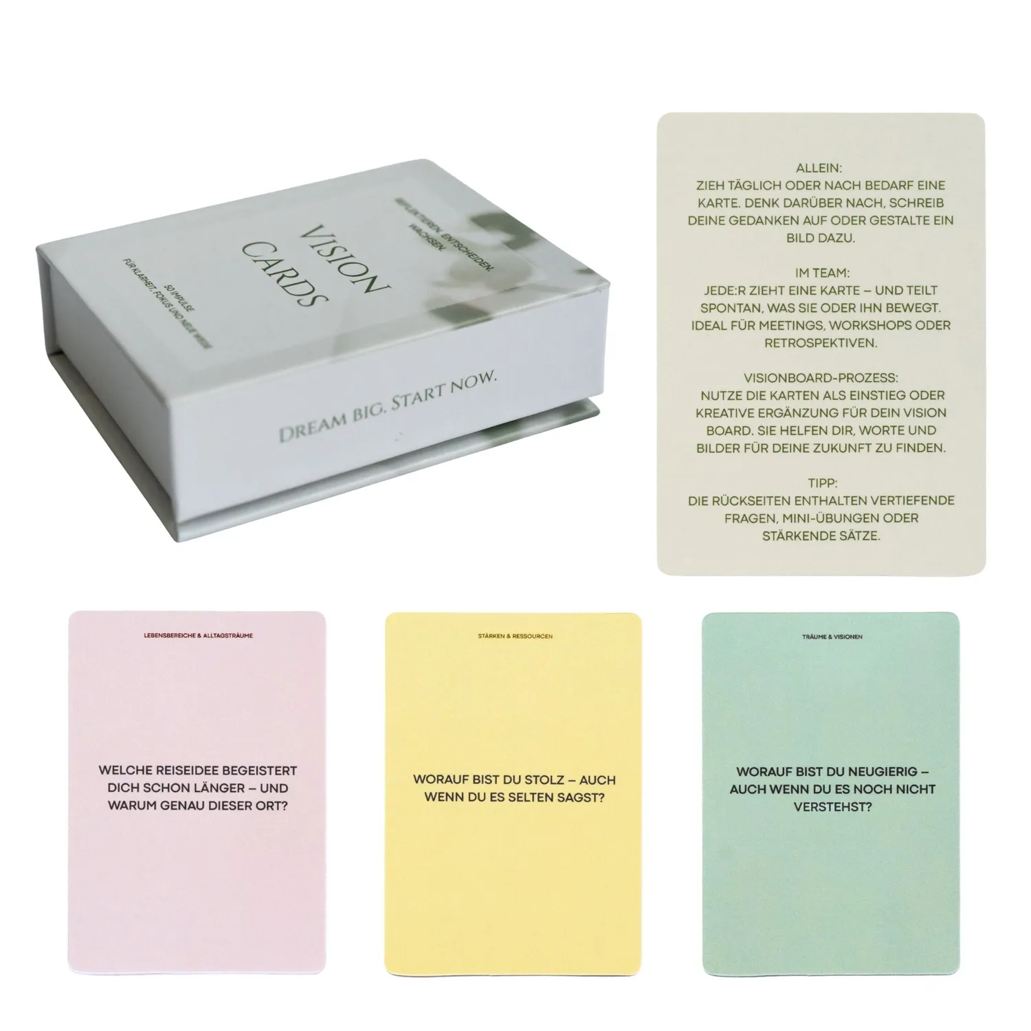 Lilly Braun Vision Cards 50 inspiratiekaarten set focus
