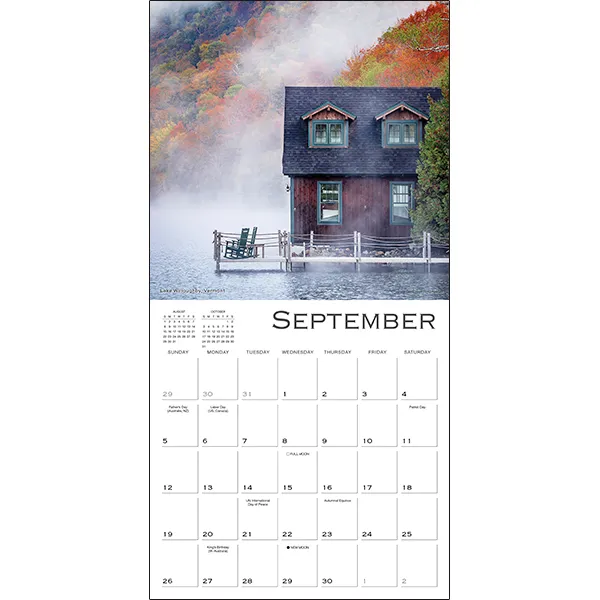 Sellers Publishing The Light of New England wandkalender 2027