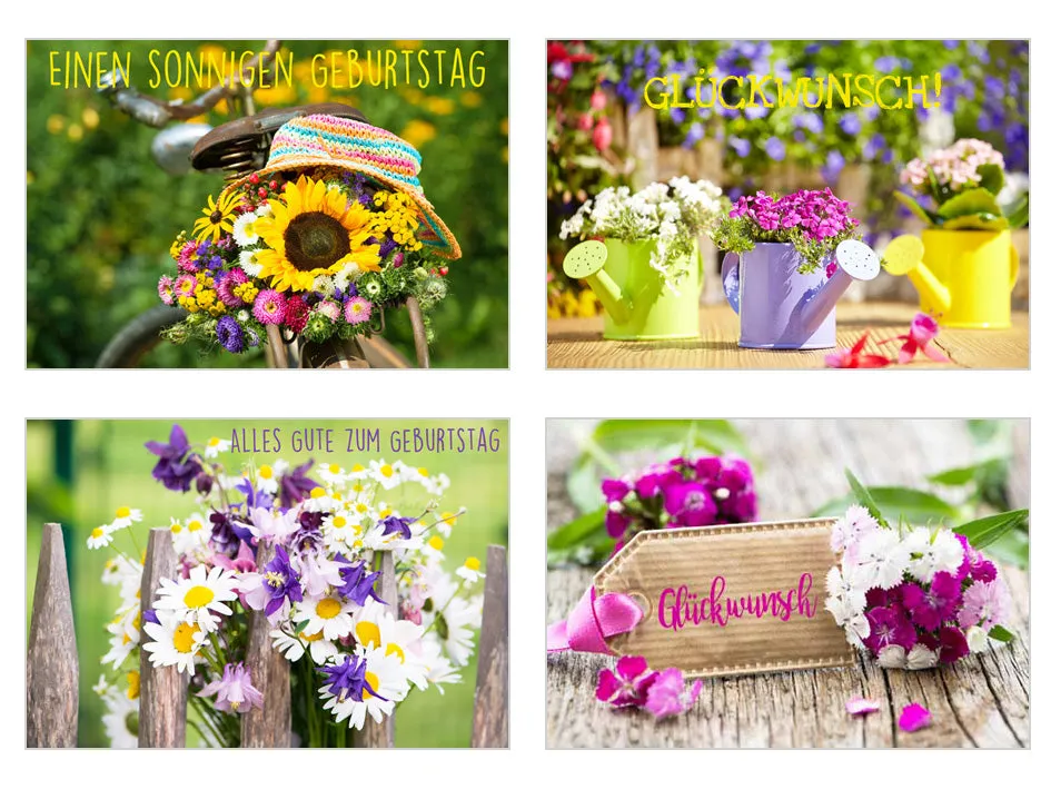 Edition Seidel Premium verjaardagskaarten 21240 set 20 met envelop