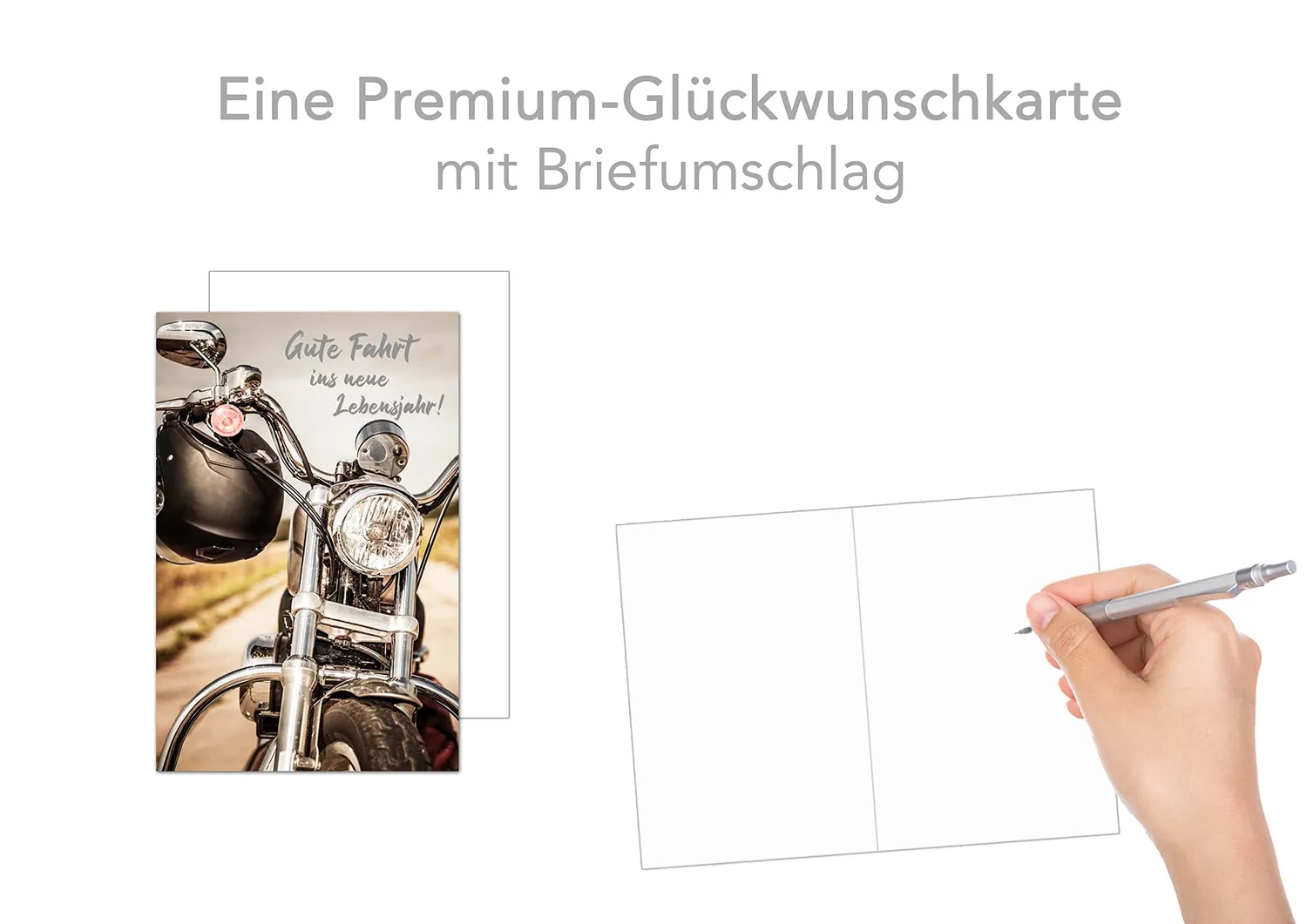 Edition Seidel G3114 verjaardagskaart motor bike