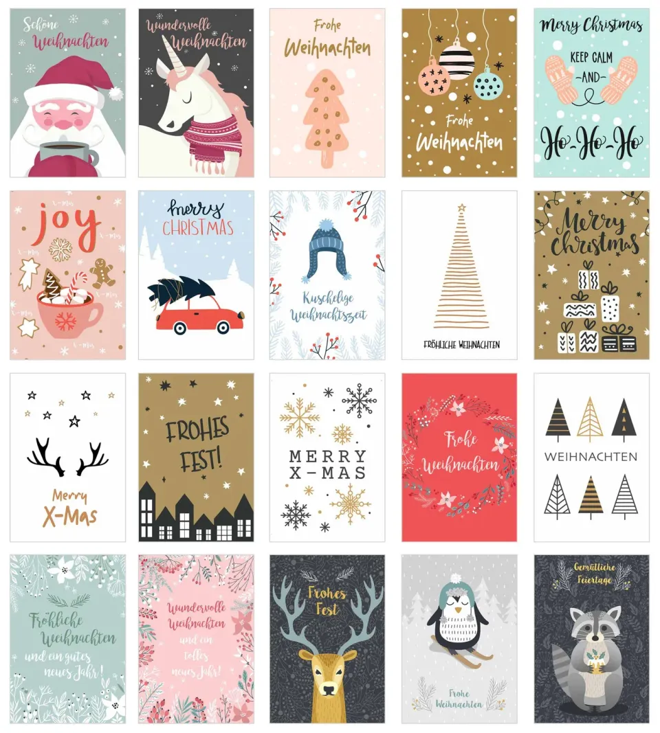 Edition Seidel kerstkaarten 20395 set 20 premium met envelop