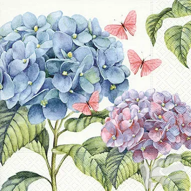 Kurt Eulzer 09-4077 servetten hortensia 33x33 cm