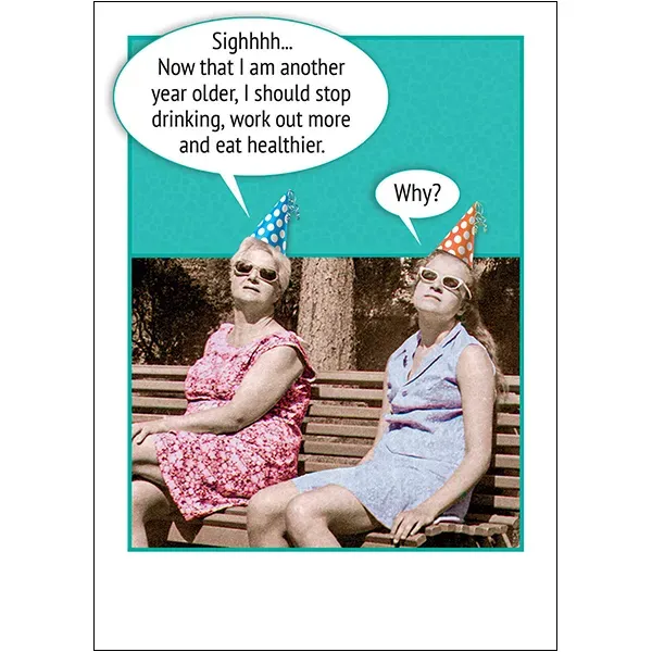 Sellers Publishing Birthday Humor B13129S kaart 6 stuks grappig