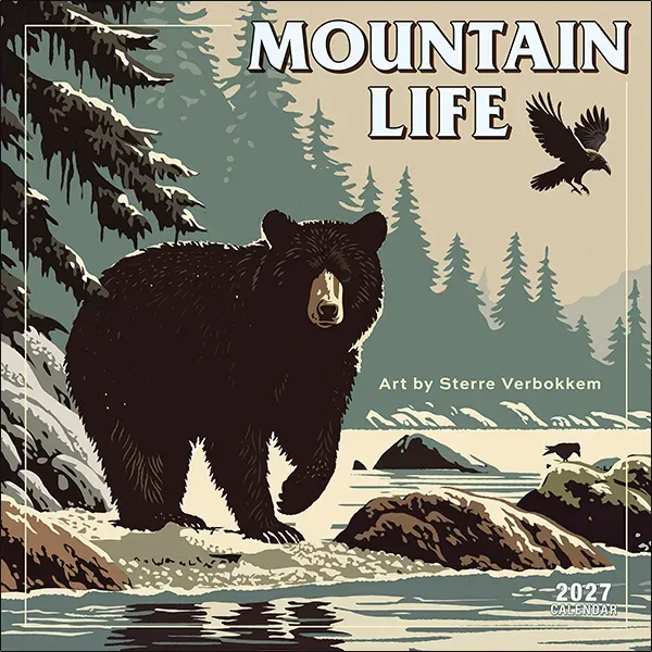 Sellers Publishing Mountain Life 2027 wandkalender natuur