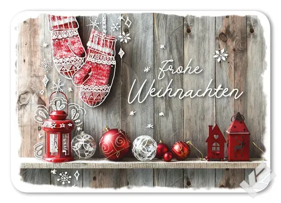 Kurt Eulzer 20-1445 kerstkaart windlichten 10 stuks