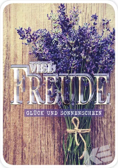 Kurt Eulzer Good Feelings 30-1487 ansichtkaarten lavendel 10x