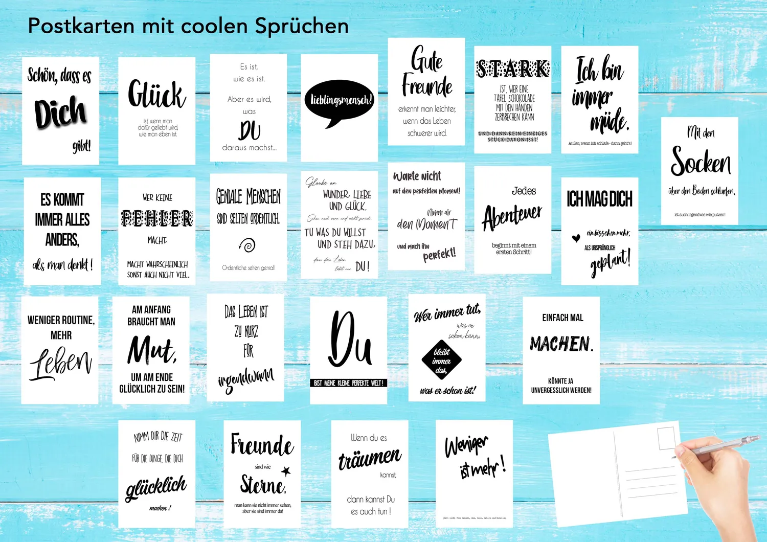Edition Seidel Leben & Momente ansichtkaarten 20541 set 25