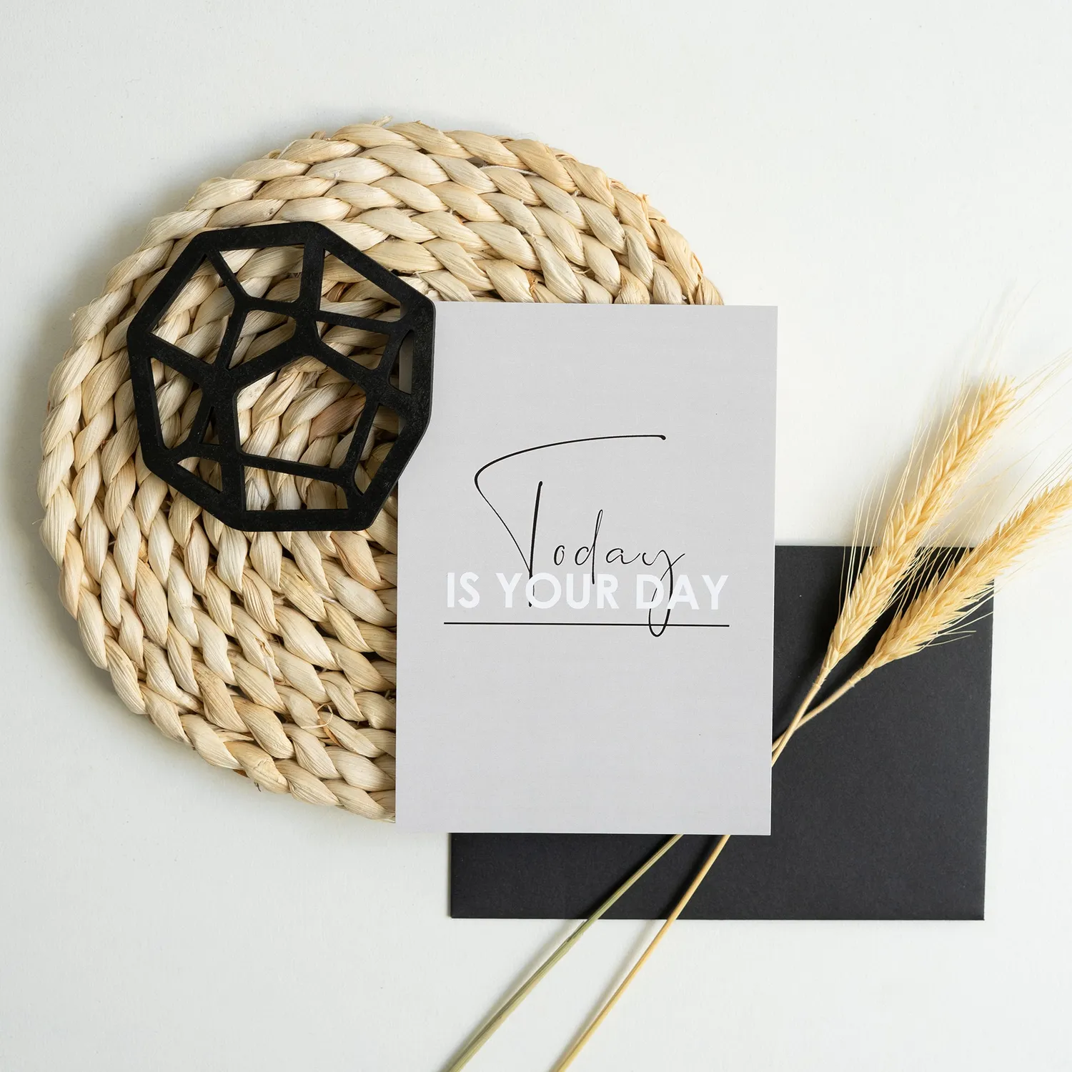 moodz design Kaart A6 Today Is Your Day feestelijk