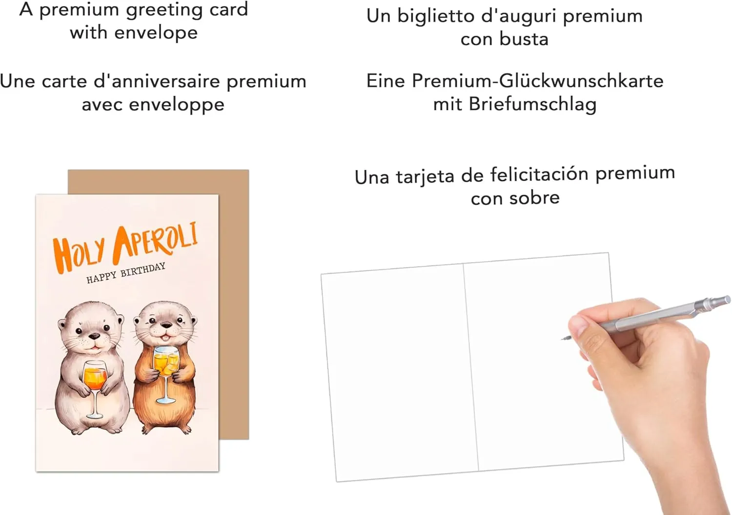 Edition Seidel G3714 verjaardagskaart Holy Aperoli