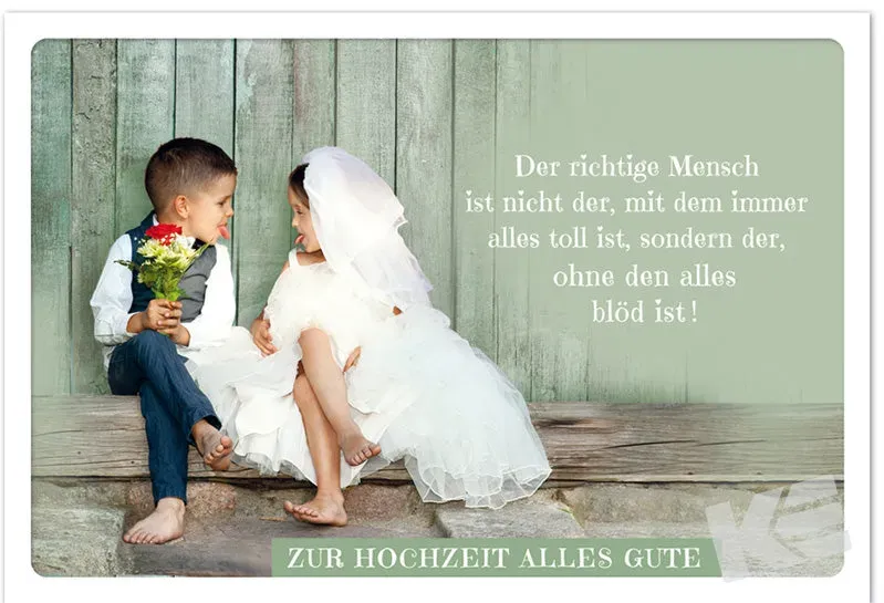 Kurt Eulzer 91-10259 trouwkaart Illumina kinderen wit