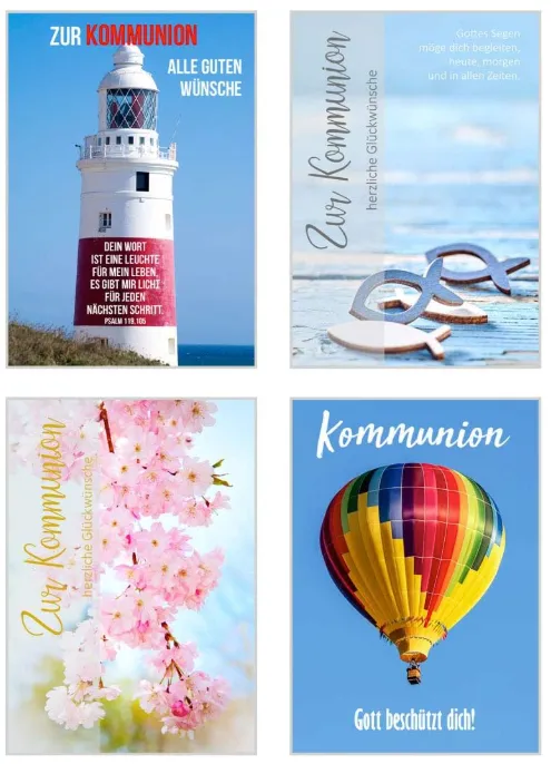 Edition Seidel 20516 communiekaarten set 24 met enveloppen