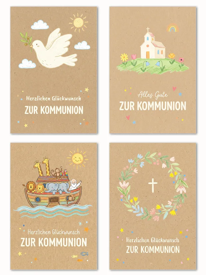 Edition Seidel 31754 communiekaarten set van 12 met envelop