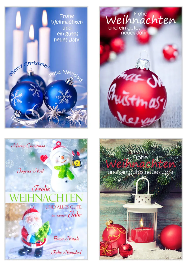 Edition Seidel 20146 kerstkaarten met envelop set 24 stuks foto