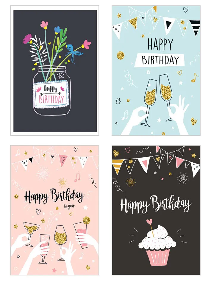 Edition Seidel 20851 verjaardagskaarten set 20 postkaarten