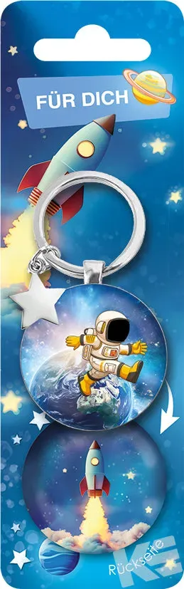 Kurt Eulzer 01-0858 sleutelhanger kosmonaut 40 mm