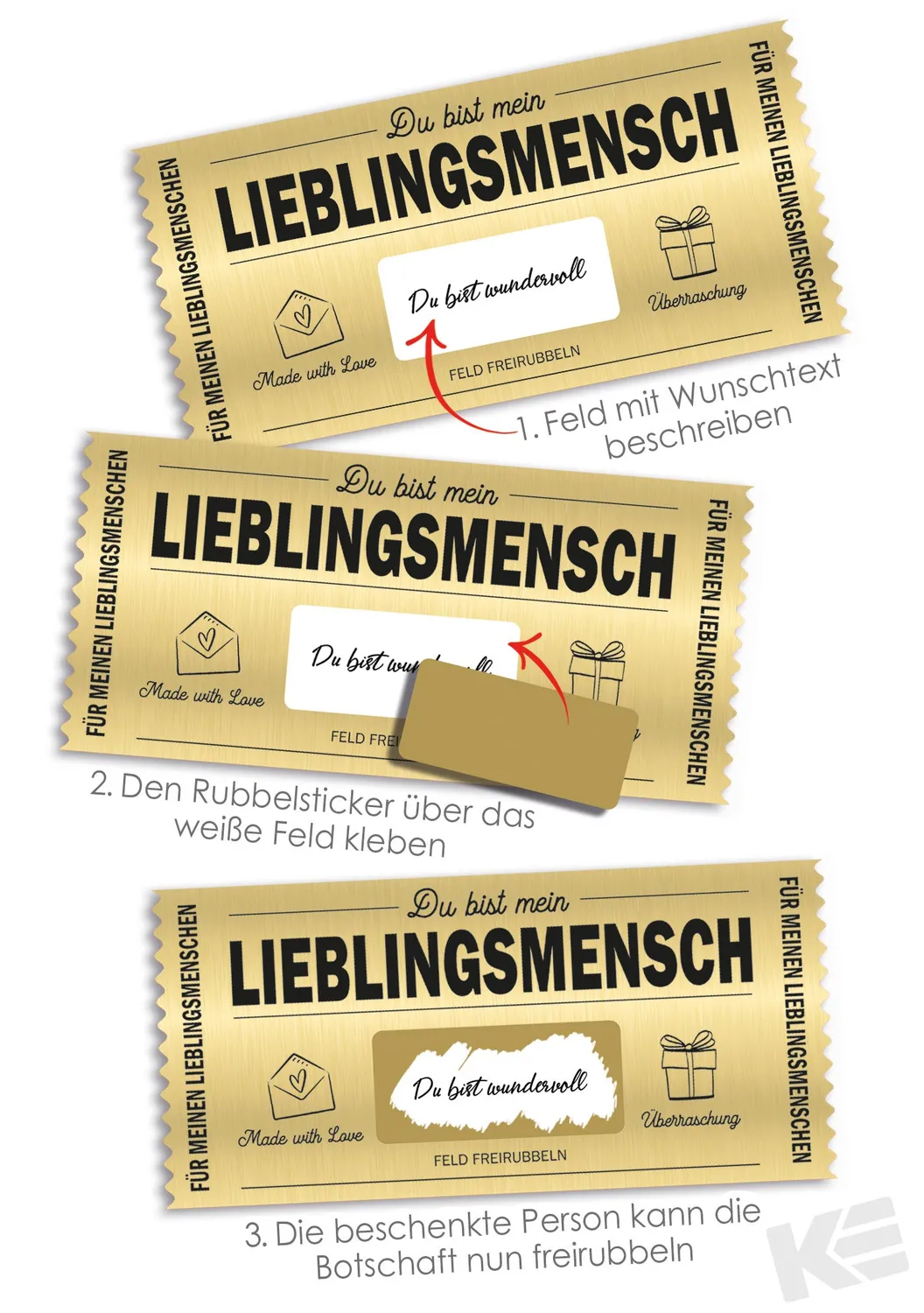 Kurt Eulzer 41-1025 golden ticket lievelingsmens kras