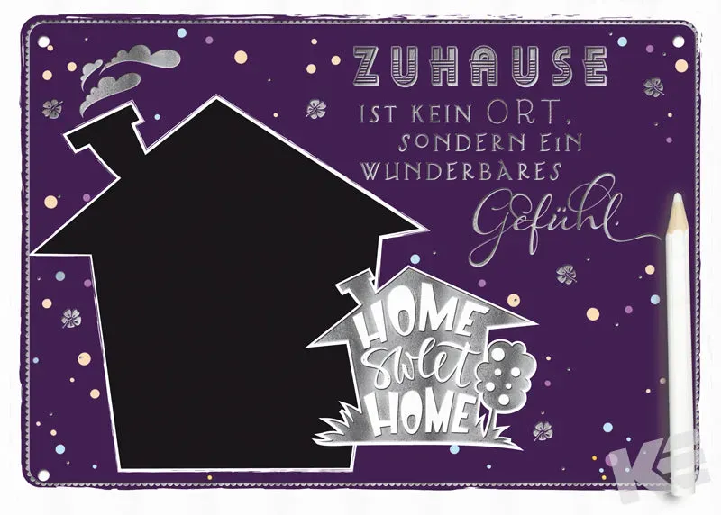 Kurt Eulzer 01-0560 decobord 21x15 cm krijt met stift