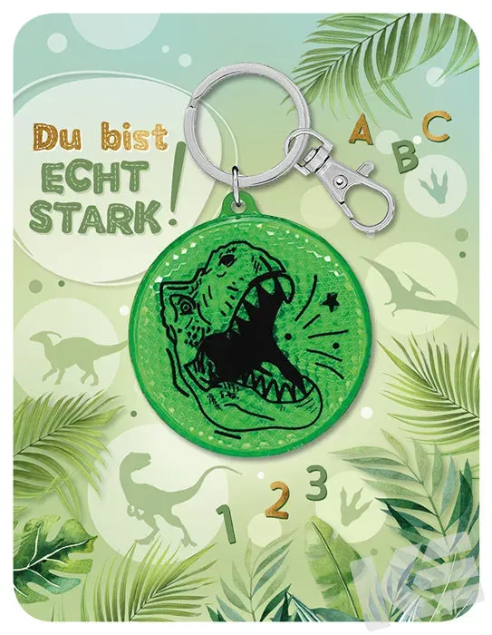 Kurt Eulzer 01-0884 kaart met sleutelhanger dino