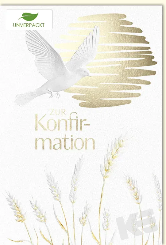 Kurt Eulzer 11-1101 confirmatiekaart 1 stuk met reliëf