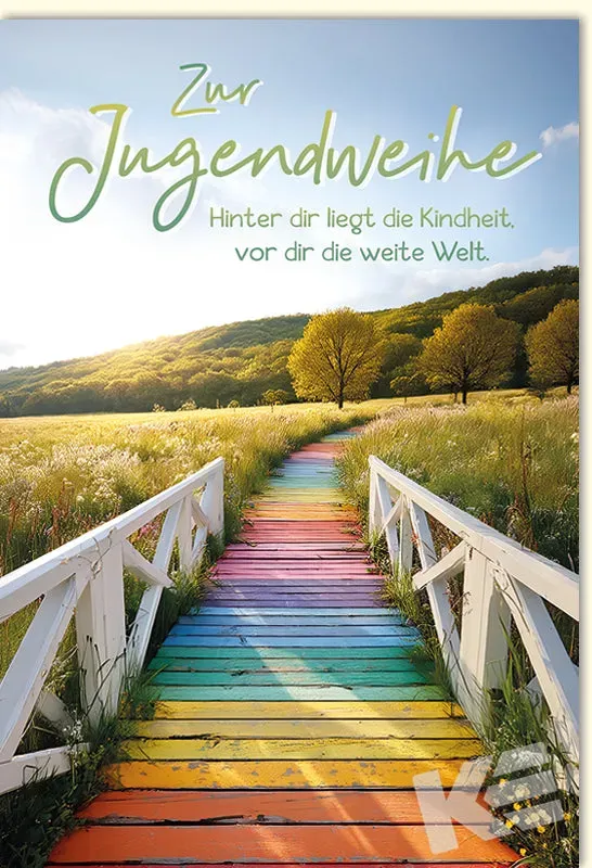 Kurt Eulzer 17-1085 Jugendweihe kaart bonte weg weide