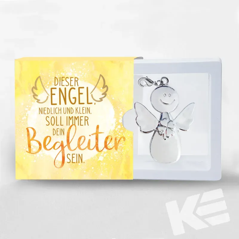 Kurt Eulzer 01-0053 decorframe engel 7x7 cm 2 stuks