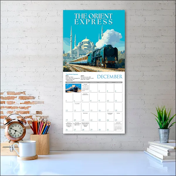 Sellers Publishing Classic Trains wandkalender 2027