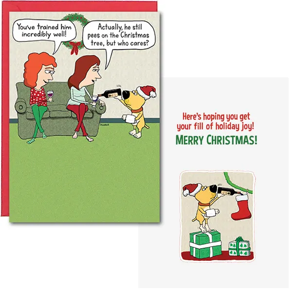 Sellers Publishing Christmas Humor C7463A kerstkaart grappig