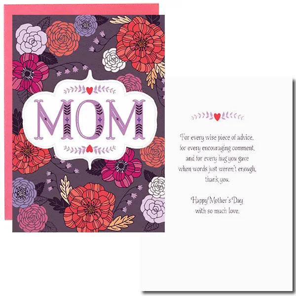 Sellers Publishing Mother's Day M5625 moederdagkaarten 4-pack lief