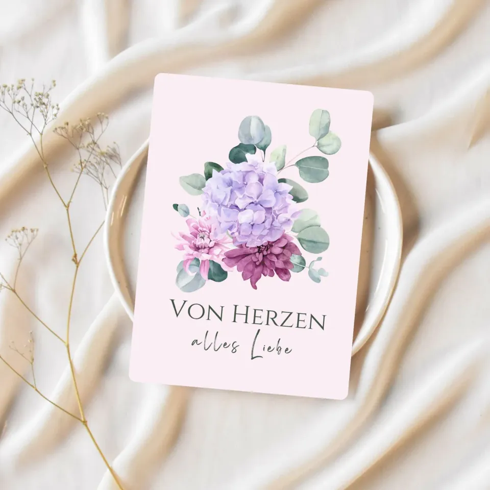 Lilly Braun Von Herzen alles Liebe 5011 wenskaart