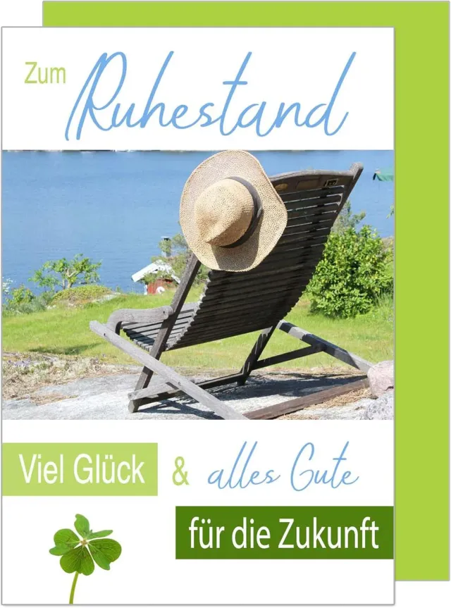 Edition Seidel Premium R126 pensioenkaart afscheid met envelop