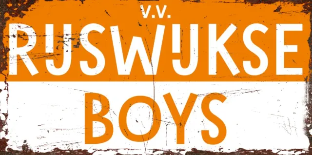 Gozi Rijswijkse Boys metalen bord 40x20cm vintage