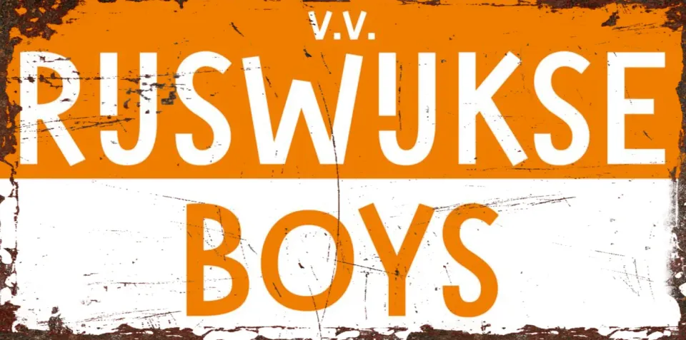 Gozi Rijswijkse Boys metalen bord 40x20cm vintage