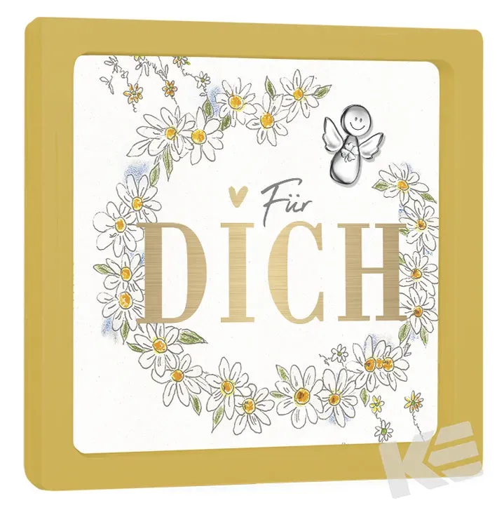 Kurt Eulzer 01-0254 decorframe geel 10x10 cm 2 stuks