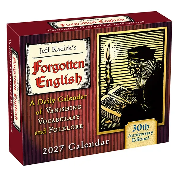 Sellers Publishing Forgotten English 2027 dagkalender Engelse woorden