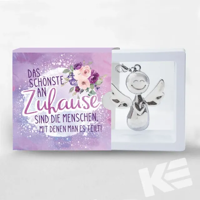 Kurt Eulzer 01-0082 decorlijstje Engel 7x7 cm 2 stuks