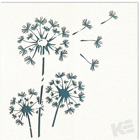 Kurt Eulzer 51-5012 verjaardagskaart paardenbloem laser