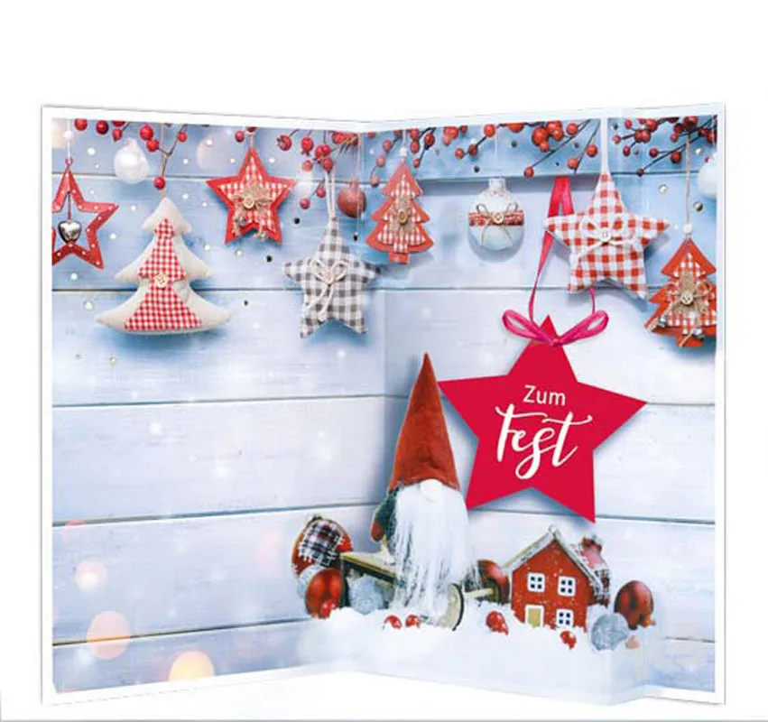 Kurt Eulzer 22-1202 pop-up kaart winterland kabouter