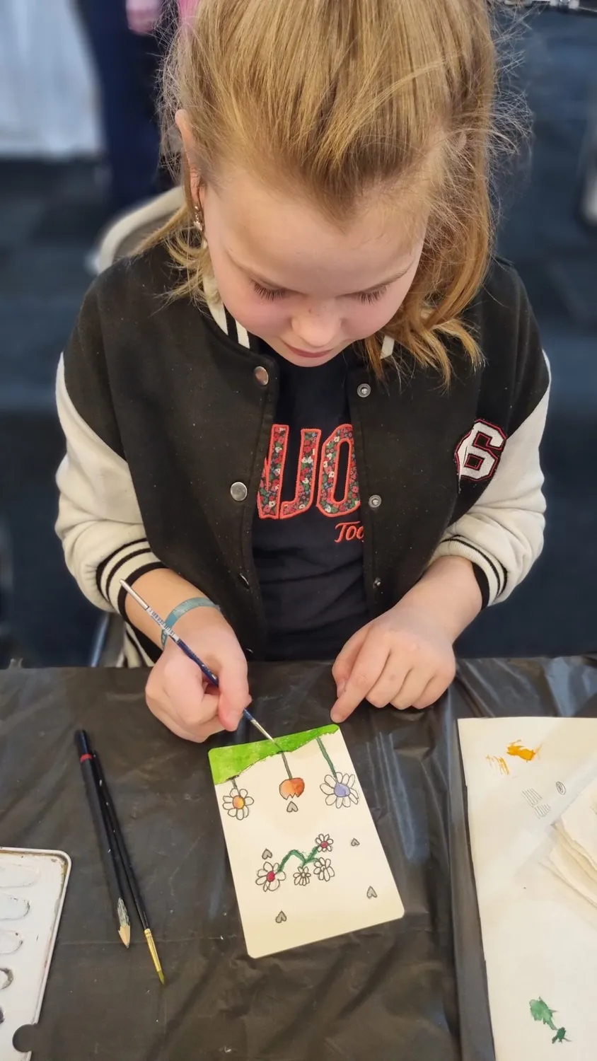 Blad & Beeld Aquarelkaarten & Boekenleggers workshop