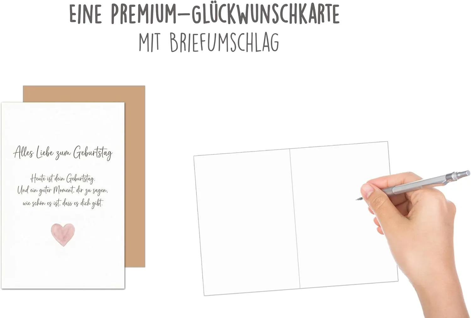 Edition Seidel Premium G4098 SW126 verjaardagskaart met envelop