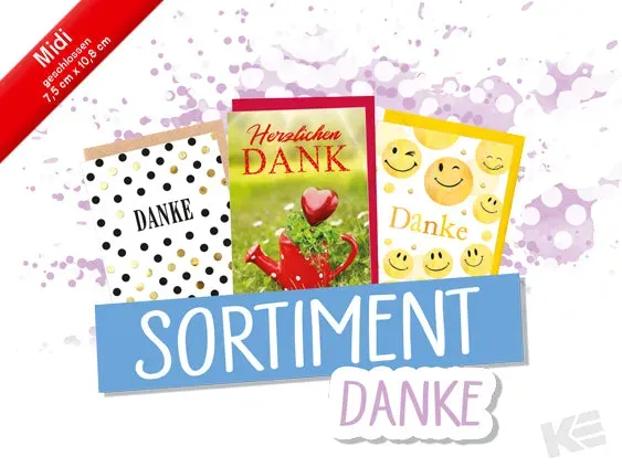 Kurt Eulzer 45-4599 bedankkaartjes 60 stuks midi