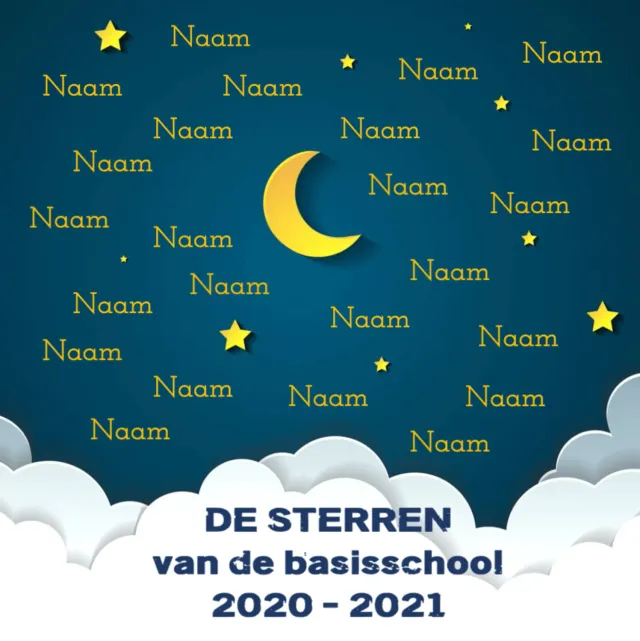 Gozi Stoeptegel Groep 8 Maan afscheidstegel persoonlijk